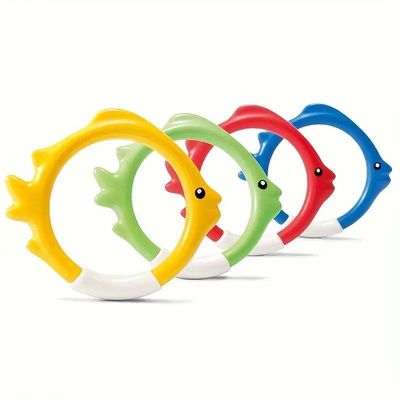 Juguetes de verano para deportes al aire libre, anillos de natación de peces, anillos de buceo, juguetes acuáticos, anillos, juegos deportivos submarinos para niños, juguetes de buceo para niños proveedor