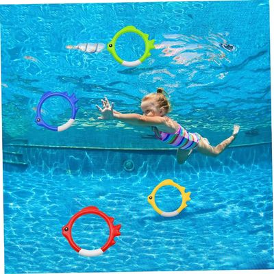 Juguetes de verano para deportes al aire libre, anillos de natación de peces, anillos de buceo, juguetes acuáticos, anillos, juegos deportivos submarinos para niños, juguetes de buceo para niños proveedor