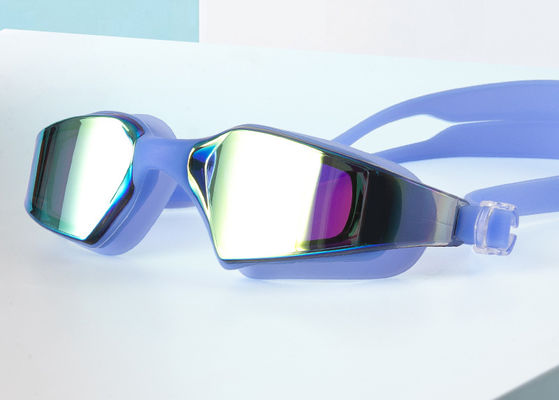 Gafas de natación de silicona personalizadas para adultos Gafas de natación profesionales de visión amplia con protección anti niebla y UV el proveedor