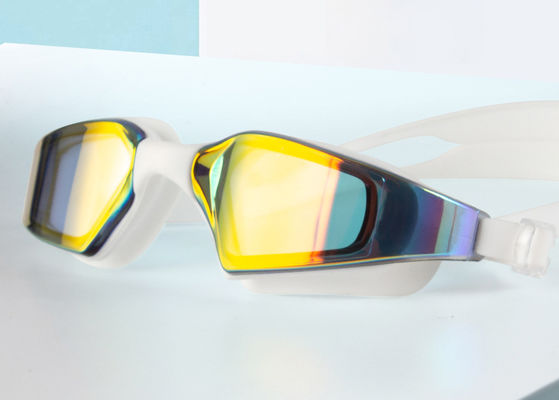 Gafas de natación de silicona personalizadas para adultos Gafas de natación profesionales de visión amplia con protección anti niebla y UV el proveedor