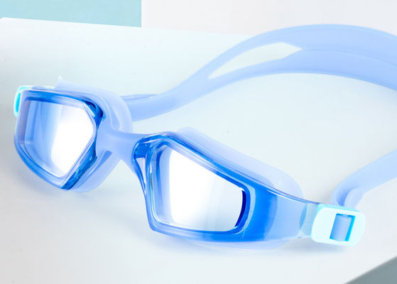 Gafas de natación de silicona personalizadas para adultos Gafas de natación profesionales de visión amplia con protección anti niebla y UV el proveedor