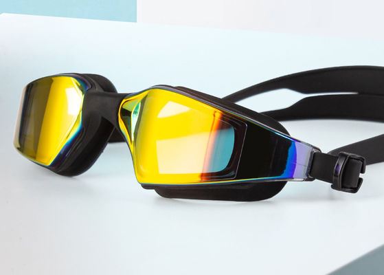 Gafas de natación de silicona personalizadas para adultos Gafas de natación profesionales de visión amplia con protección anti niebla y UV el proveedor