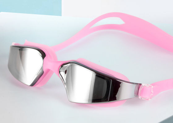 Gafas de natación de silicona personalizadas para adultos Gafas de natación profesionales de visión amplia con protección anti niebla y UV el proveedor