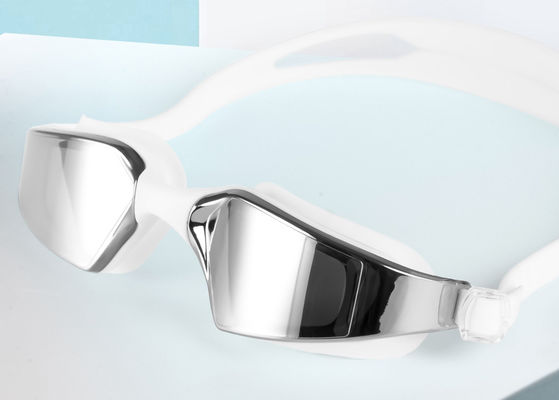 Gafas de natación de silicona personalizadas para adultos Gafas de natación profesionales de visión amplia con protección anti niebla y UV el proveedor