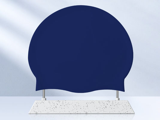 Gorro de natación de silicona con colores de logotipo personalizables, 17 colores en stock, personalización flexible, producción rápida el proveedor