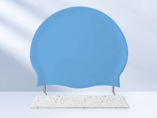 Gorro de natación de silicona con colores de logotipo personalizables, 17 colores en stock, personalización flexible, producción rápida el proveedor