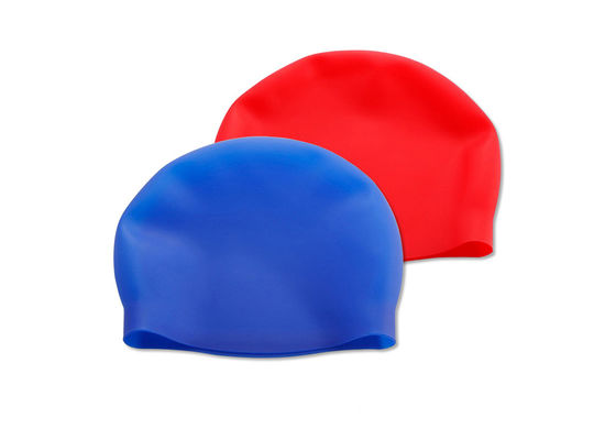 Sombrero de natación de silicona sin costura confortable, 17 colores en stock, logotipo personalizado y color disponible el proveedor